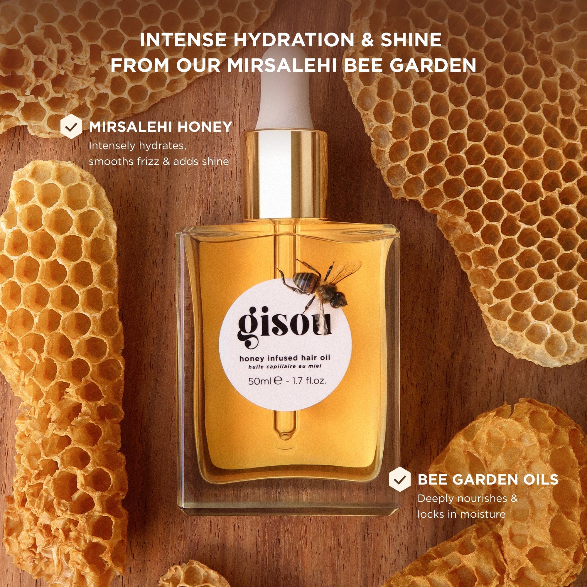 Honey-Infused Hair Elixir