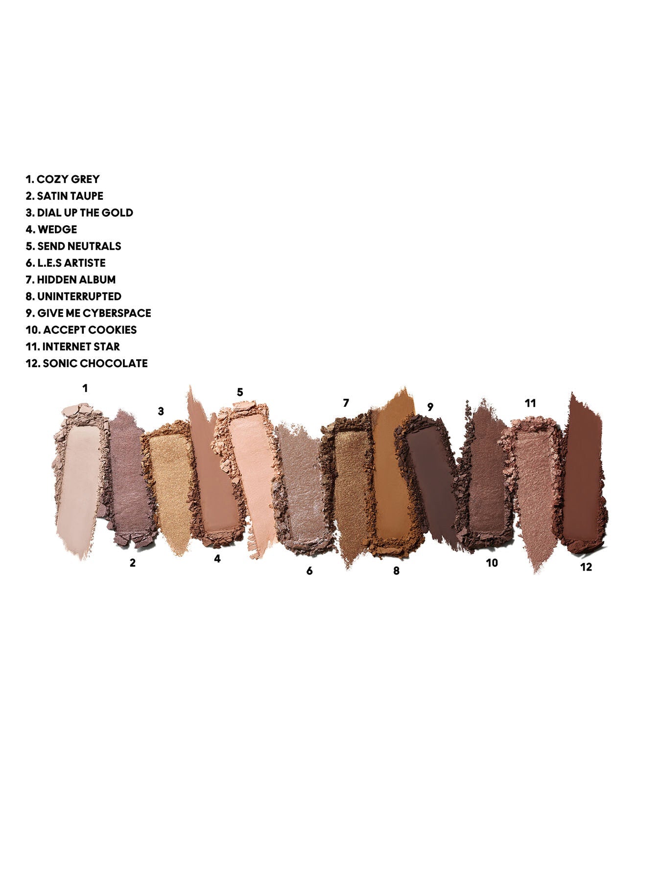 Unfiltered Nudes Eye Shadow Palette - Connect in Colour