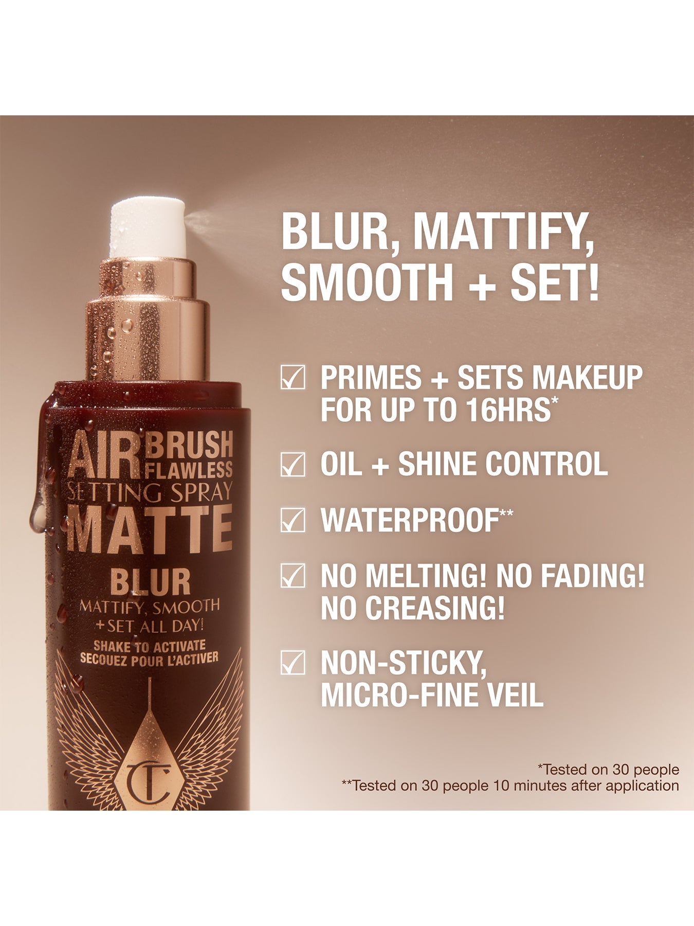 Matte Airbrush Fixing Spray - Travel Size