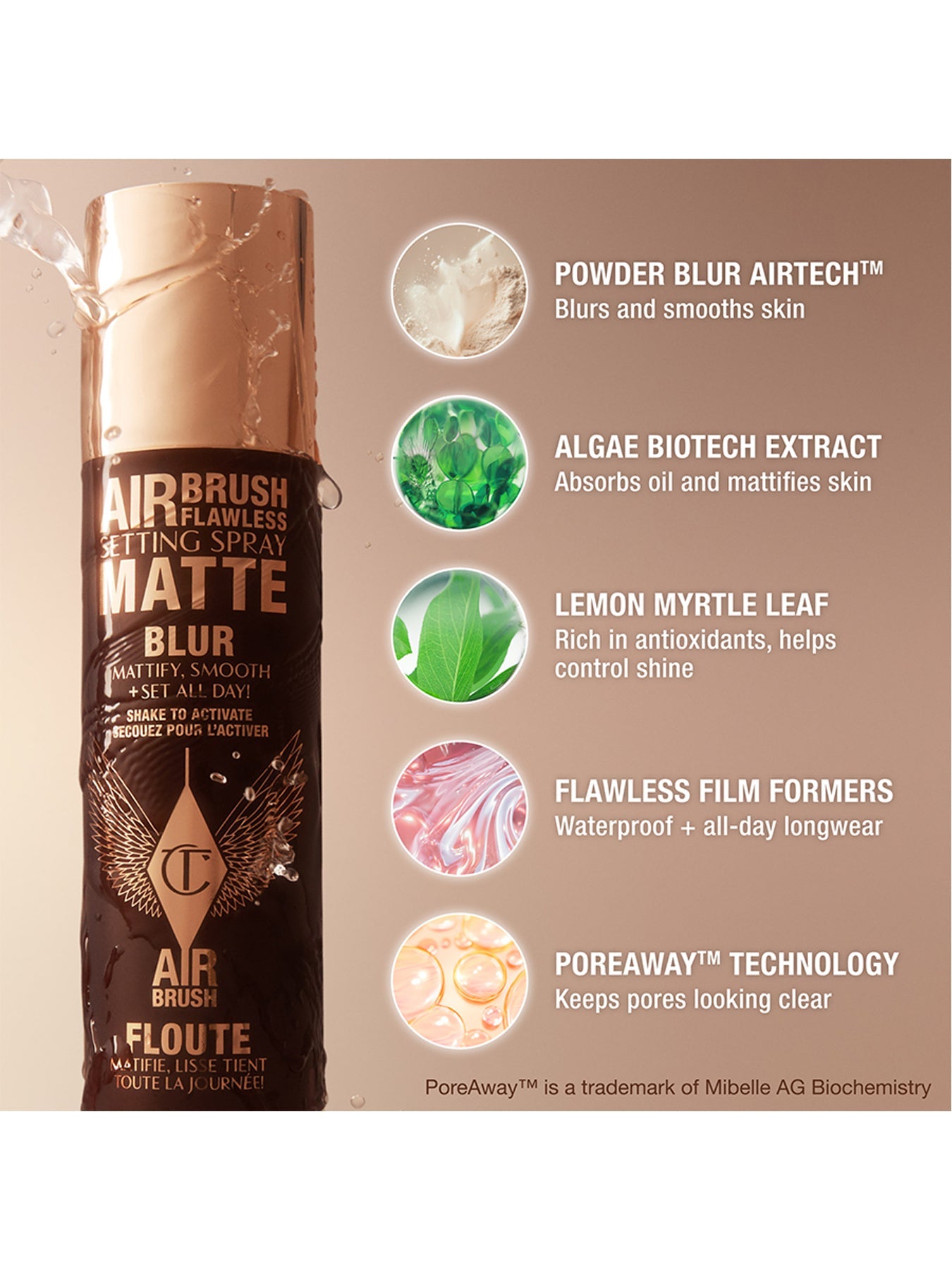 Matte Airbrush Fixing Spray - Travel Size