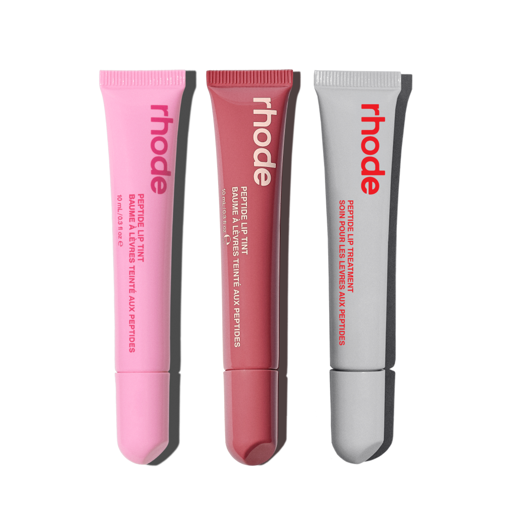 Peptide Lip Trio: Strawberry Bliss, Jelly Bean Dream, Salty Bronze