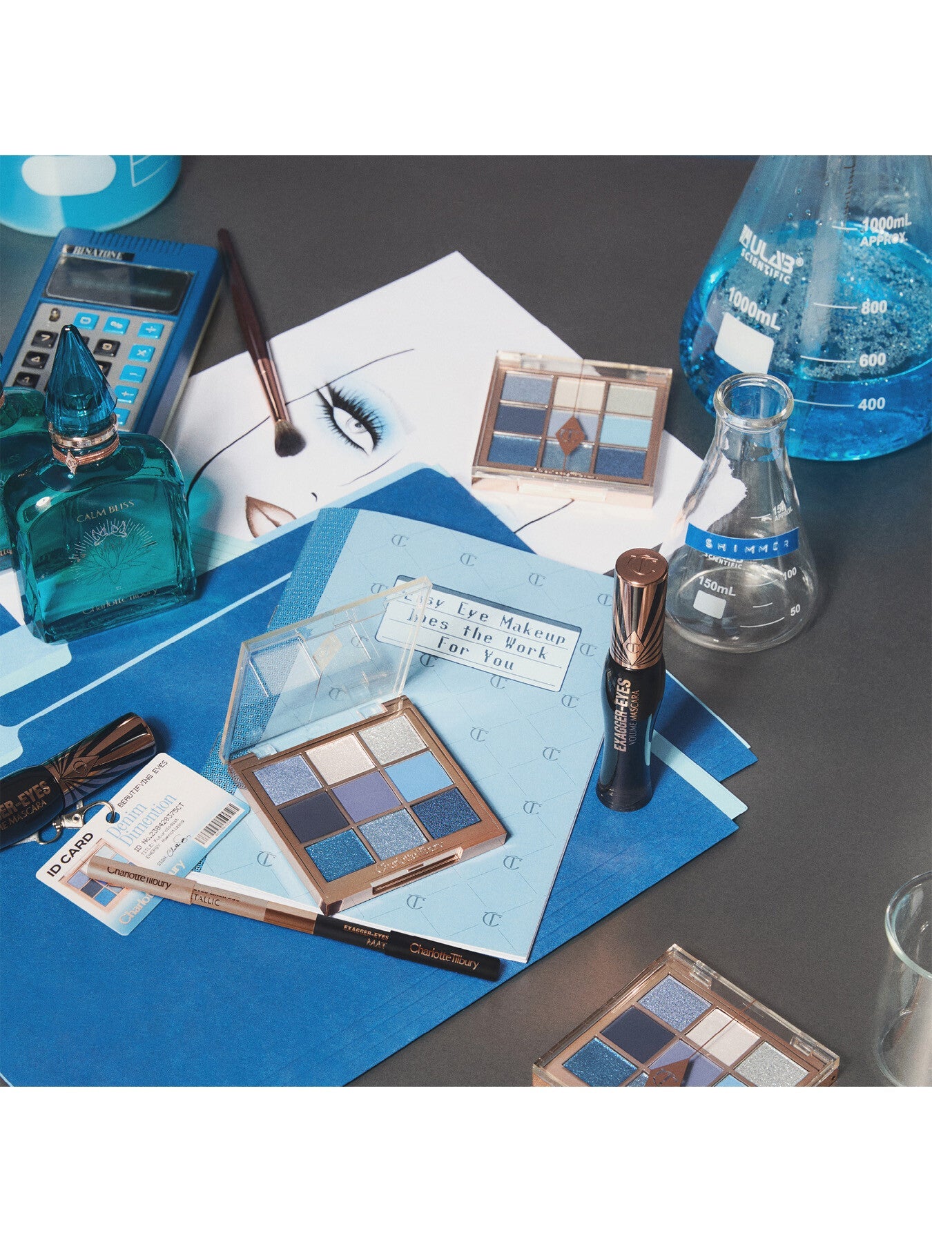 Charlotte's Denim Elegance Eyeshadow Palette