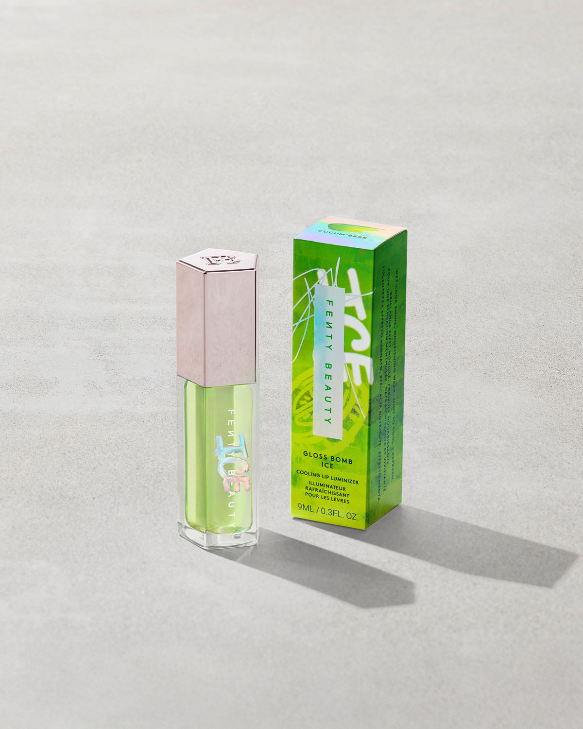 Cucum'brrr Gloss Bomb Ice | Cooling Lip Luminizer