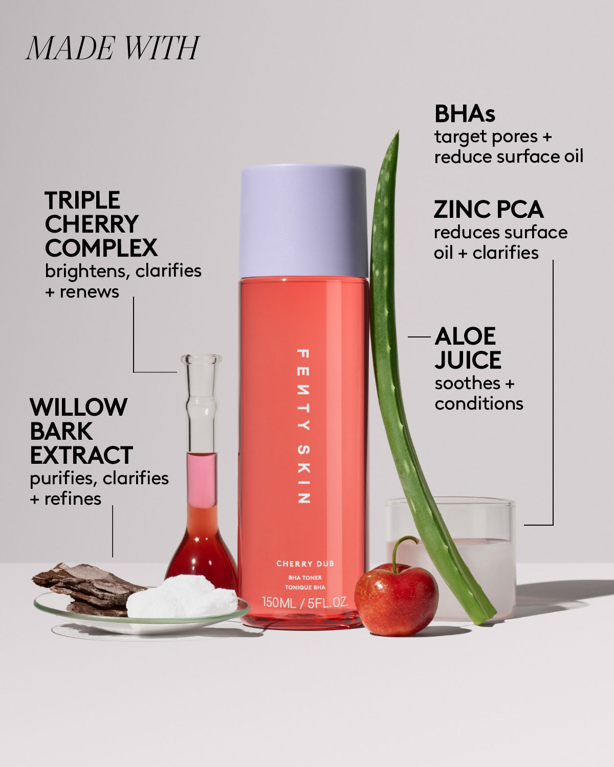 Cherry BHA Tonic with Salicylic Acid & Aloe Essence